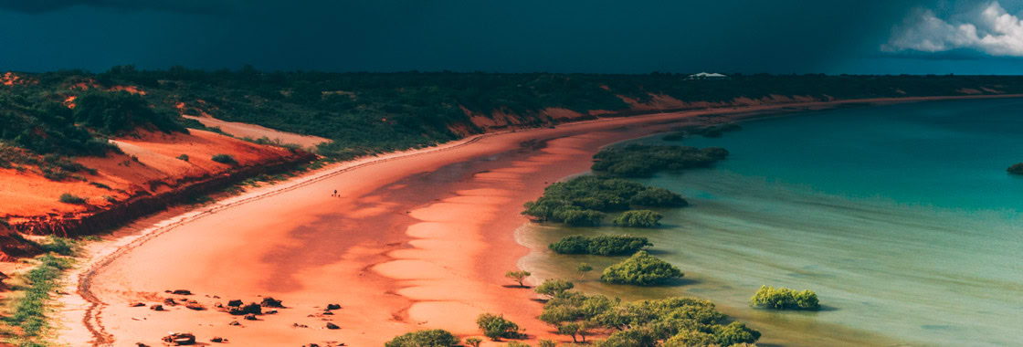 A storm rolls in over Roebuck Bay in Broome by Salty Wings