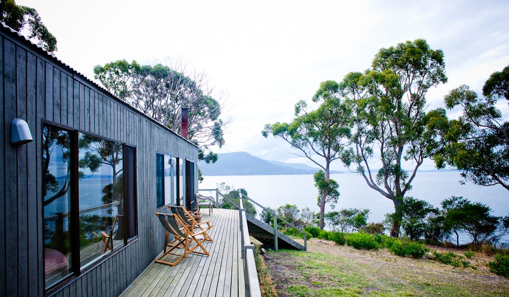 Bruny island from Satellite Island