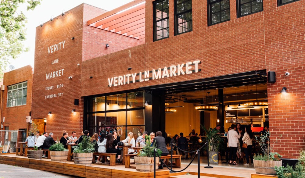 Verity Lane Market in Canberra