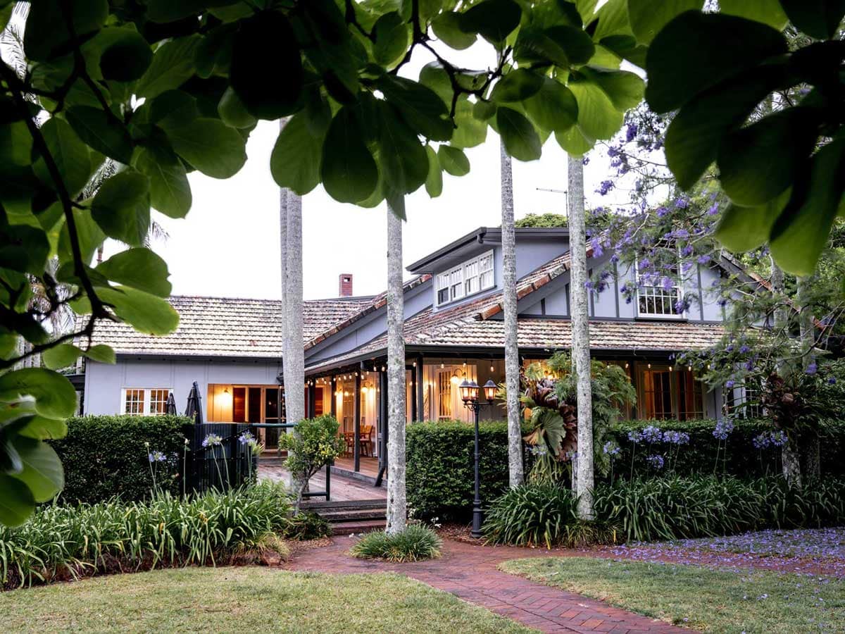 plants surrounding the exterior of Eaglemount on Tamborine