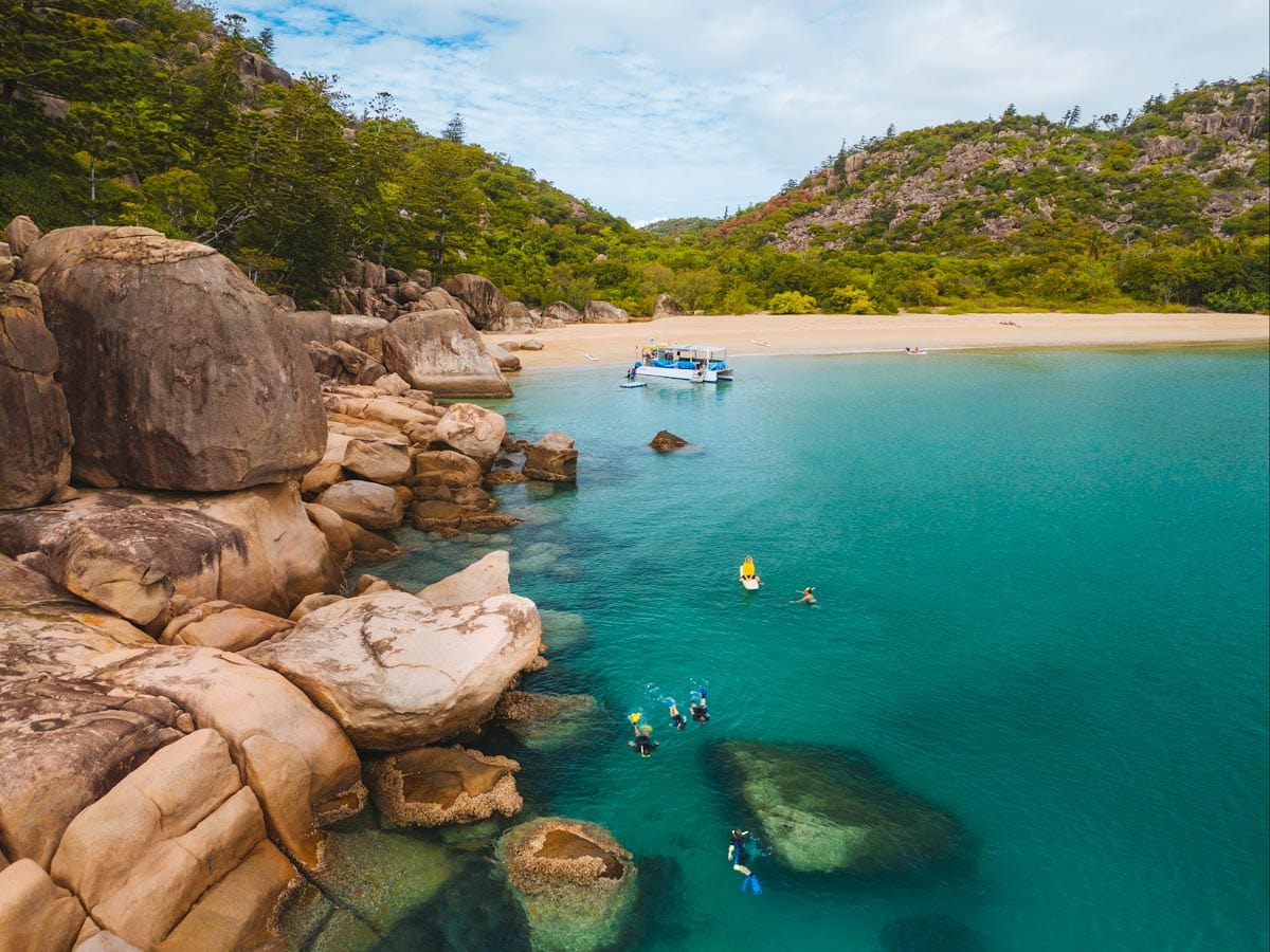 snorkelling at Radical Bay, Magnetic Island, Townsville