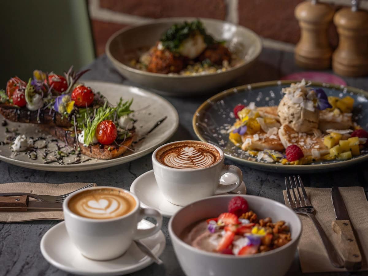 coffee and brunch menu at Toast Café, Pambula