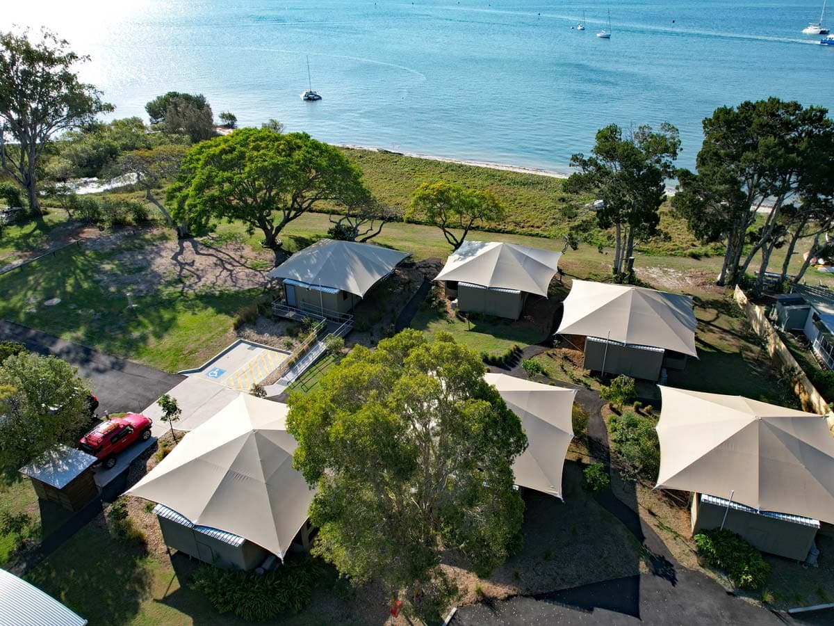 Glampsites at Bradburys Beach