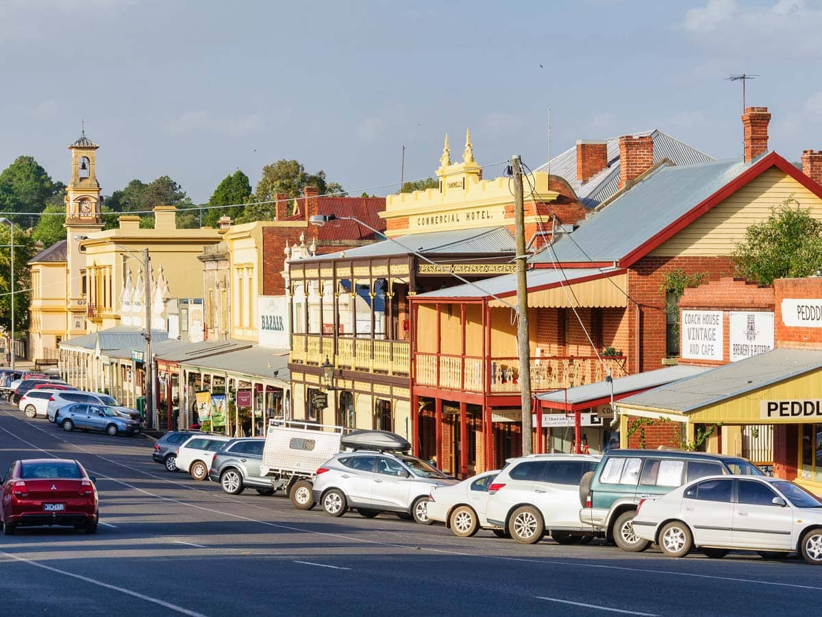 buzzing spot in Beechworth town