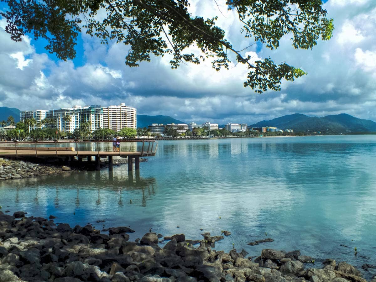 view of Cairns from the Esplanade