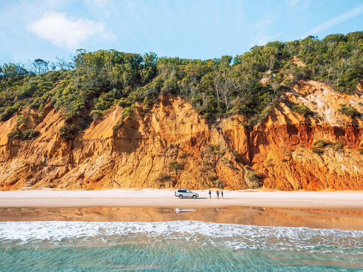 Great Beach Drive at Rainbow Beach