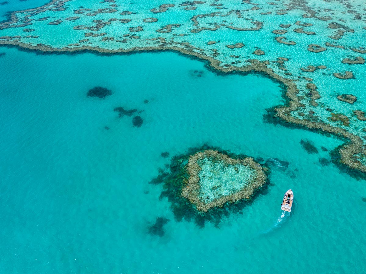 Heart Reef near Hamilton Island