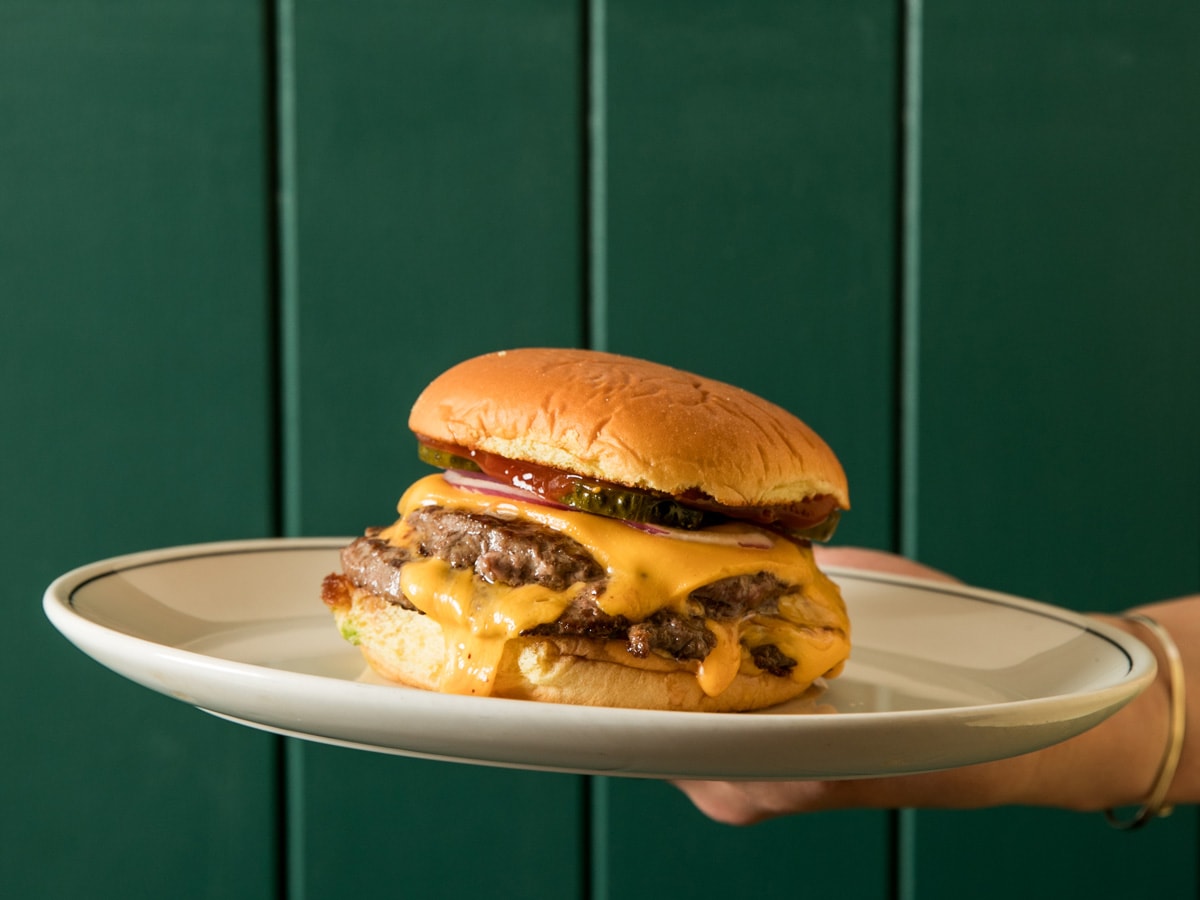 The cheeseburger at Mabel's in Melbourne