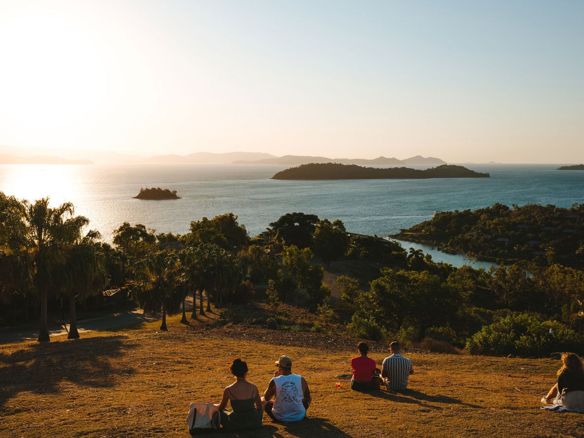 Sunset at One Tree Hill Hamilton Island