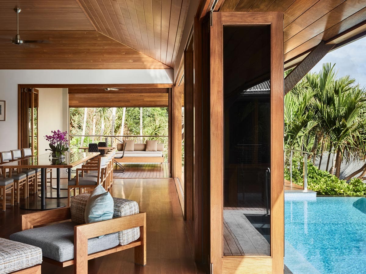 qualia Beach House lounge and pool