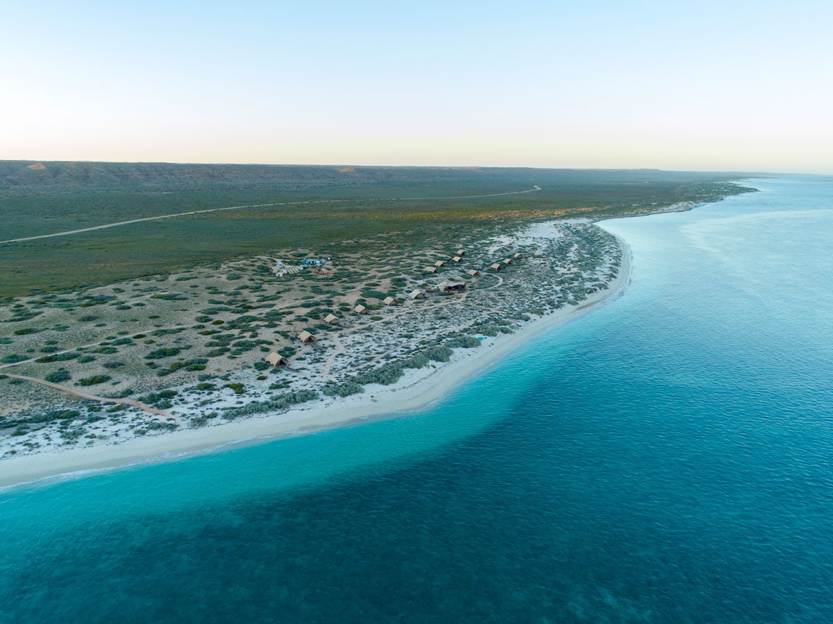 Sal Salis Ningaloo Reef aerial view