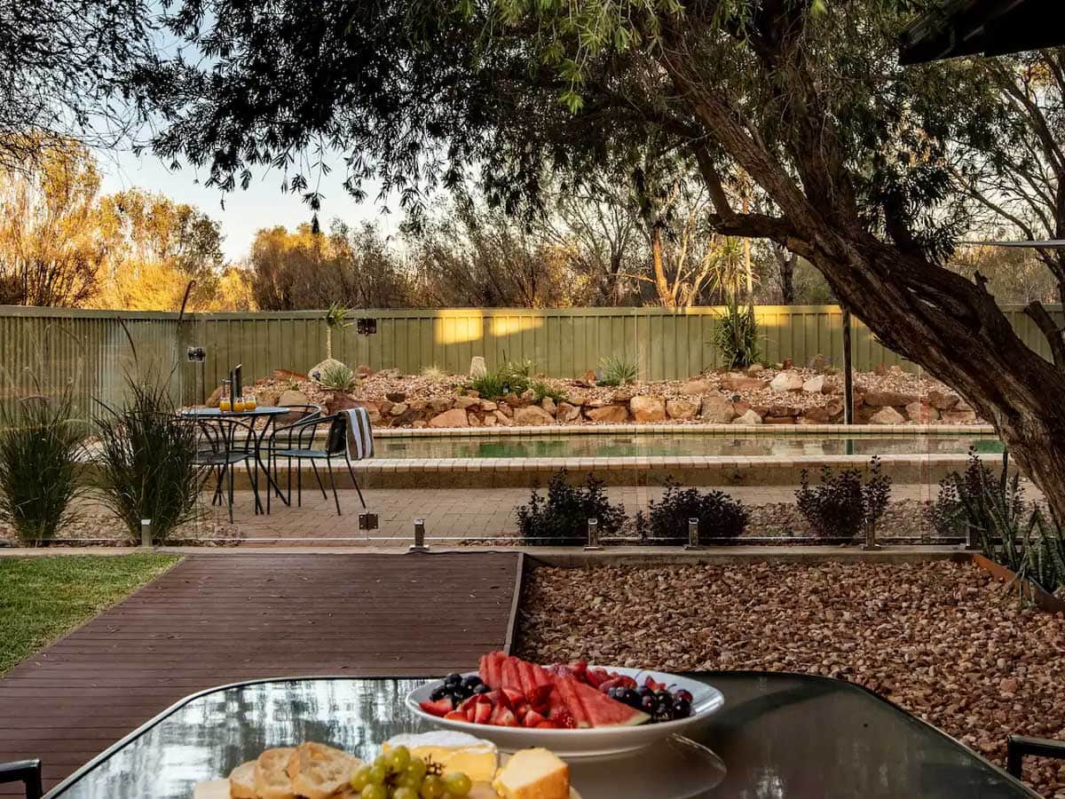 The pool at Sturt Desert Pea