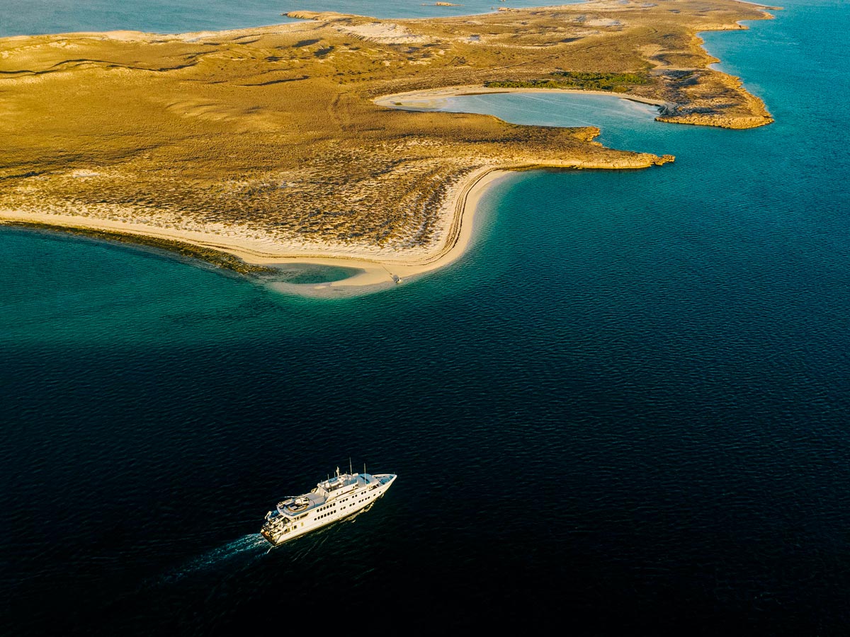 True North cruise ship on West Coast of Australia