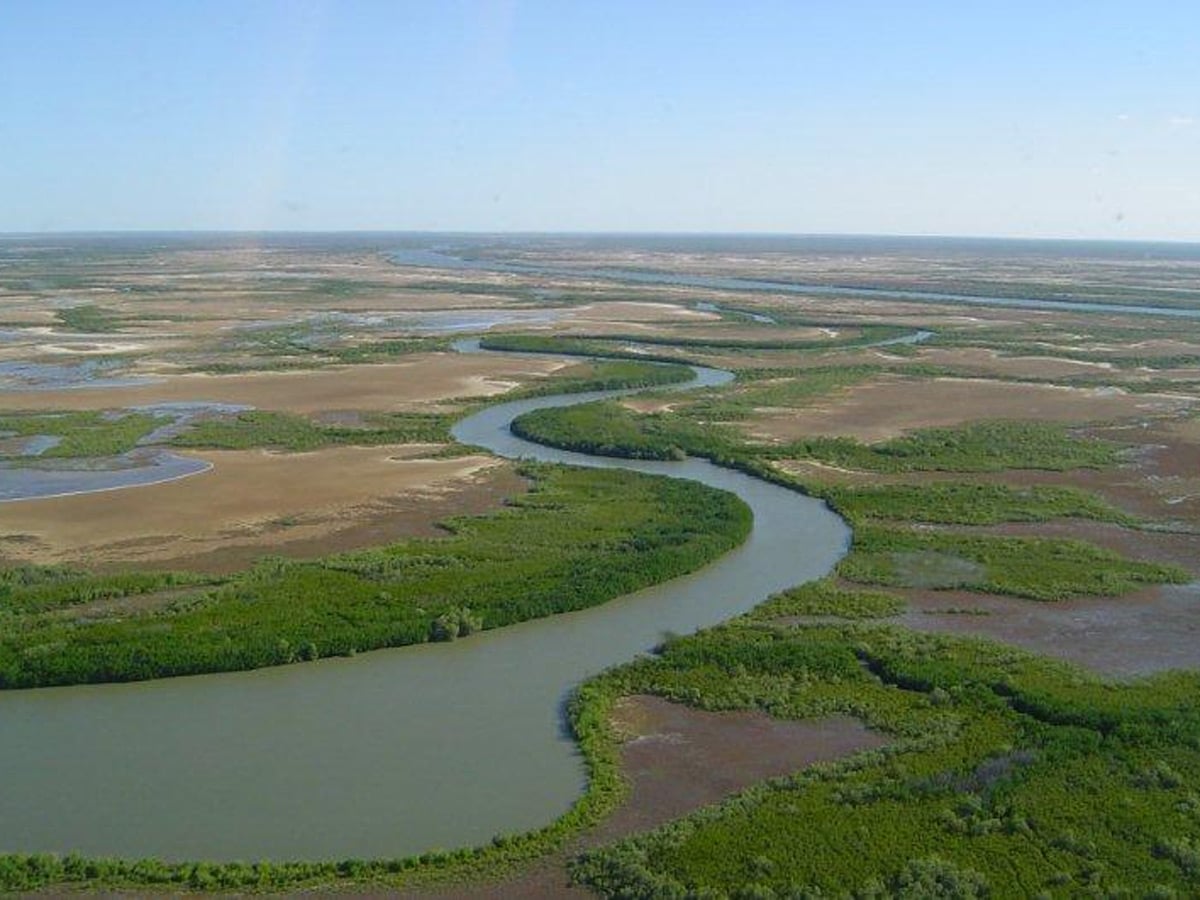 an aerial view of King Ash Bay