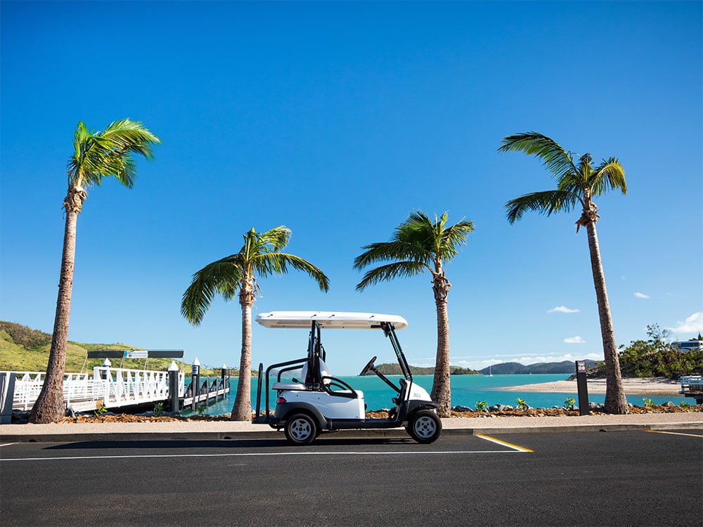 Hamilton Island golf buggy